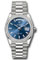 Rolex Day-Date 36 Platinum - 52 Dia Bezel - President Style No: 128396tbr blbdp