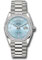 Rolex Day-Date 36 Platinum - 52 Dia Bezel - President Style No: 128396tbr ibbdp
