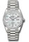 Rolex Day-Date 36 Platinum - 52 Dia Bezel - President Style No: 128396tbr mdp