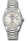 Rolex Day-Date 36 Platinum - 52 Dia Bezel - President Style No: 128396tbr sip