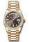 Rolex Day-Date 36 Yellow Gold - 52 Dia Bezel - President Style No: 128398tbr dgdp