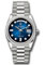 Rolex Day-Date 36 White Gold - 52 Dia Bezel - President Style No: 128399tbr blodp