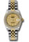 Pre-Owned Rolex Datejust 31 Steel and Yellow Gold - 46 Dia Bezel - Jubilee Style No: V178383 chij