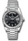 Rolex Day-Date 40 Platinum - Fluted Bezel Style No: 228236 bkip