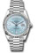 Rolex Day-Date 40 Platinum - Fluted Bezel Style No: 228236 ibbdp