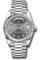 Rolex Day-Date 40 Platinum - Fluted Bezel Style No: 228236 slip