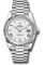 Rolex Day-Date 40 Platinum - Fluted Bezel Style No: 228236 wrp