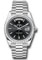 Rolex Day-Date 40 Platinum - Baguette Diamond Bezel Style No: 228396TBR bkip