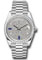 Rolex Day-Date 40 Platinum - Baguette Diamond Bezel Style No: 228396tbr dp7d2sp