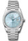 Rolex Day-Date 40 Platinum - Baguette Diamond Bezel Style No: 228396tbr ibip