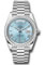 Rolex Day-Date 40 Platinum - Baguette Diamond Bezel Style No: 228396tbr ibrp