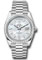 Rolex Day-Date 40 Platinum - Baguette Diamond Bezel Style No: 228396tbr mbdp