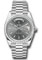 Rolex Day-Date 40 Platinum - Baguette Diamond Bezel Style No: 228396tbr slip