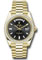 Rolex Day-Date 40 Yellow Gold - Baguette Diamond Bezel Style No: 228398TBR bkbdp