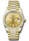 Rolex Day-Date 40 Yellow Gold - Baguette Diamond Bezel Style No: 228398TBR chbdp