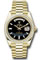 Rolex Day-Date 40 Yellow Gold - Baguette Diamond Bezel Style No: 228398tbr onbdp