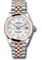 Rolex Datejust 31 Steel and Everose Gold - Domed Bezel - Jubilee Style No: 278241 mdj