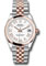 Rolex Datejust 31 Steel and Everose Gold - Domed Bezel - Jubilee Style No: 278241 wrj
