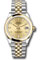 Rolex Datejust 31 Steel and Yellow Gold - Domed Bezel - Jubilee Style No: 278243 chdj