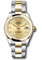 Rolex Datejust 31 Steel and Yellow Gold - Domed Bezel - Oyster Style No: 278243 chdo