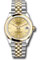 Rolex Datejust 31 Steel and Yellow Gold - Domed Bezel - Jubilee Style No: 278243 chij