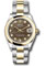Rolex Datejust 31 Steel and Yellow Gold - Domed Bezel - Oyster Style No: 278243 dkmdo