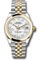 Rolex Datejust 31 Steel and Yellow Gold - Domed Bezel - Jubilee Style No: 278243 mdj