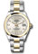 Rolex Datejust 31 Steel and Yellow Gold - Domed Bezel - Oyster Style No: 278243 sdo