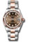 Rolex Datejust 31 Steel and Everose Gold - Fluted Bezel - Oyster Style No: 278271 chodo