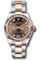 Rolex Datejust 31 Steel and Everose Gold - Fluted Bezel - Oyster Style No: 278271 chodr6o