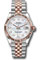 Rolex Datejust 31 Steel and Everose Gold - Fluted Bezel - Jubilee Style No: 278271 mdj