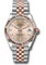 Rolex Datejust 31 Steel and Everose Gold - Fluted Bezel - Jubilee Style No: 278271 rodj