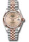 Rolex Datejust 31 Steel and Everose Gold - Fluted Bezel - Jubilee Style No: 278271 roij