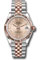 Rolex Datejust 31 Steel and Everose Gold - Fluted Bezel - Jubilee Style No: 278271 rorj