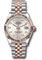 Rolex Datejust 31 Steel and Everose Gold - Fluted Bezel - Jubilee Style No: 278271 sdj