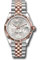 Rolex Datejust 31 Steel and Everose Gold - Fluted Bezel - Jubilee Style No: 278271 sflomdj
