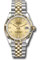 Rolex Datejust 31 Steel and Yellow Gold - Fluted Bezel - Jubilee Style No: 278273 chdj