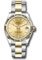 Rolex Datejust 31 Steel and Yellow Gold - Fluted Bezel - Oyster Style No: 278273 chio