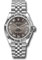 Rolex Datejust 31 Steel and White Gold - Fluted Bezel - Jubilee Style No: 278274 dkgrj
