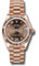 Rolex Datejust 31 Everose Gold - Fluted Bezel - President Style No: 278275 chodr6p