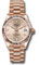 Rolex Datejust 31 Everose Gold - Fluted Bezel - President Style No: 278275 rsdp