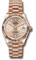 Rolex Datejust 31 Everose Gold - Fluted Bezel - President Style No: 278275 rsip