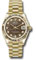 Rolex Datejust 31 Yellow Gold - Fluted Bezel - President Style No: 278278 dkmdp