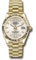 Rolex Datejust 31 Yellow Gold - Fluted Bezel - President Style No: 278278 sdp