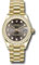 Rolex Datejust 31 Yellow Gold - 46 Dia Bezel - President Style No: 278288RBR dkgdp