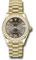Rolex Datejust 31 Yellow Gold - 46 Dia Bezel - President Style No: 278288RBR dkgdr6p