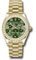 Rolex Datejust 31 Yellow Gold - 46 Dia Bezel - President Style No: 278288rbr ogflomdp