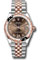Rolex Datejust 31 Steel and Everose Gold - 24 Dia Bezel - Jubilee Style No: 278341RBR chodr6j