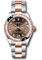Rolex Datejust 31 Steel and Everose Gold - 24 Dia Bezel - Oyster Style No: 278341RBR chodr6o