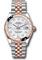 Rolex Datejust 31 Steel and Everose Gold - 24 Dia Bezel - Jubilee Style No: 278341RBR mdj
